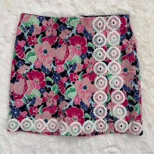Crown & Ivy Floral Printed Mini Skort